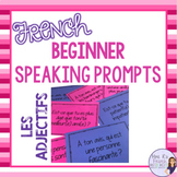 French speaking activity for beginners: French adjectives 