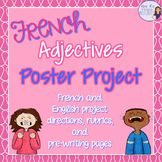 French adjectives writing project / Projet d'écriture pour