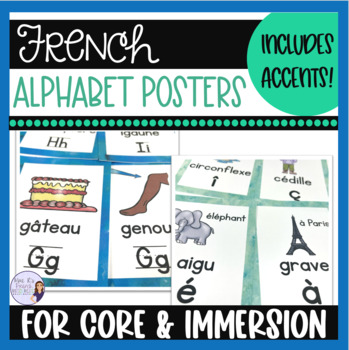 Preview of French alphabet & accent posters AFFICHES D'ALPHABET