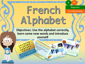 Preview of French alphabet, l'alphabet en français interactive activities