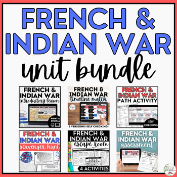 Preview of French and Indian War Bundle - Causes of the American Revolution Activities