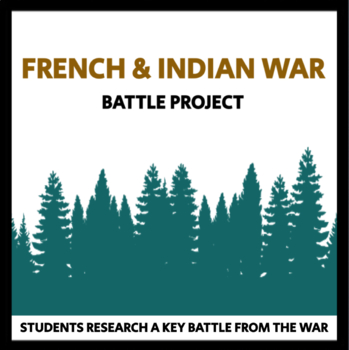Preview of French and Indian War Battle Project -Students Research a Battle, CCSS