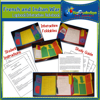 Preview of French and Indian War Lapbook / Interactive Notebook