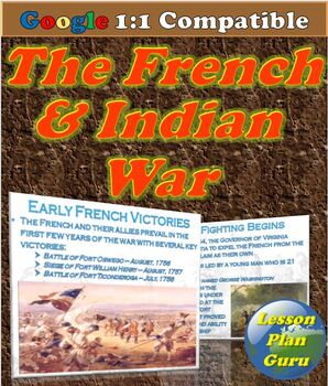 Preview of The French and Indian War COMPLETE Lesson Plan for 8th & 9th grade!