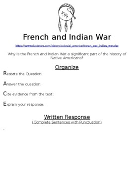 topic sentence about war
