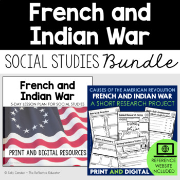 Preview of French and Indian War | Social Studies for Google Classroom™ BUNDLE