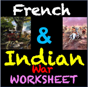 Preview of French and Indian War Worksheet: Interactive and Exciting Visual Replication CCS