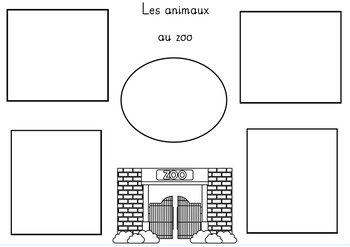 Preview of French animal zoo enclosure template