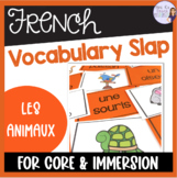French animals vocabulary game and flashcards LES ANIMAUX