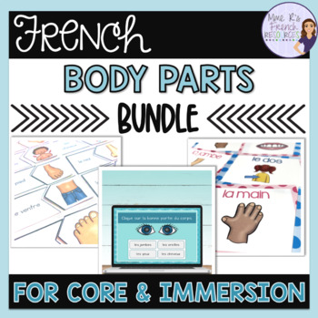 Preview of French body parts bundle LES PARTIES DU CORPS