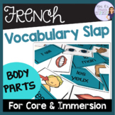 French body parts vocabulary slap game and flashcards PART