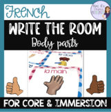French body parts write the room ÉCRIS LA SALLE - LES PART