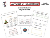 French boom cards, les verbes en -er au présent, French -er verbs