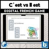 French c'est and il est practice game - Boom™ Cards