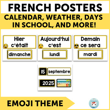 Le Calendrier, French Calendar Poster