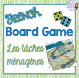 French chores vocabulary board game LES TÂCHES MÉNAGÈRES