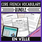 French city and places vocabulary speaking and writing bun