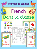 French classroom - Dans la classe - back to school vocab a
