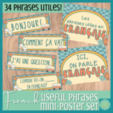 French classroom décor : useful phrases / décor de classe 