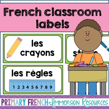 Preview of French classroom labels