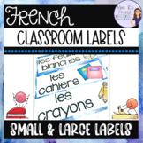 French classroom supply labels ETIQUETTES POUR LA SALLE DE CLASSE