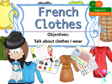French clothes for beginners, les vêtements PPT for beginners