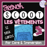 French clothing vocabulary game & task cards LES VÊTEMENTS