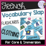 French clothing vocabulary game/jeu de vocabulaire- les vêtements