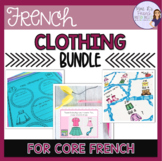 French clothing vocabulary unit activity bundle: speaking 