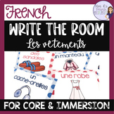 French clothing vocabulary write the room ÉCRIS LA SALLE L