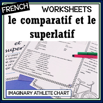 Preview of French comparative/superlative worksheets