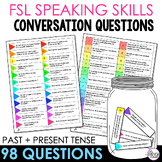 French conversation prompts | FSL speaking activity for or