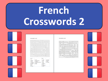 French crossword puzzles 2 by Pa Martin s Store TPT