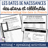 French dates practice / Les dates de naissances des stars 