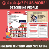 French describing people physical traits speaking writing 