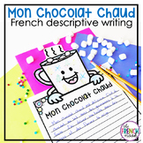 French descriptive writing winter activity | FSL writing l