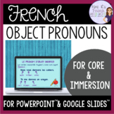 French direct and indirect objects PowerPoint™️ & Google Slides™️