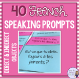 French direct & indirect objects speaking activity LE COD ET COI