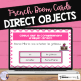 French direct objects BOOM CARDS digital task cards COMPLÉ