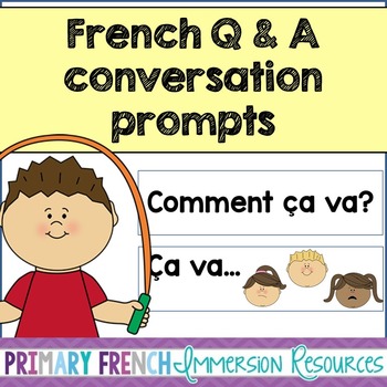 Preview of French conversation prompts - Questions and Answers