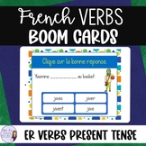 French -er verbs BOOM CARDS digital task cards VERBES DU P