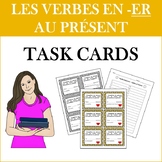 French -ER verbs TASK CARDS (Les Verbes du Premier Groupe 