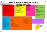 French essential learning mat