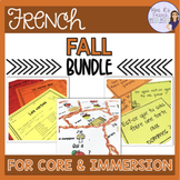 French fall speaking and writing bundle ACTIVITÉS D'AUTOMNE
