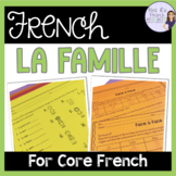 French family speaking and writing ACTIVITÉS POUR LA FAMILLE