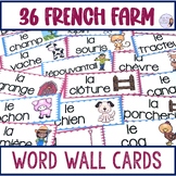French farm vocabulary word wall MUR DE MOTS LA FERME