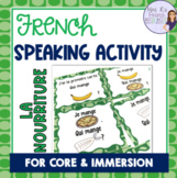French food vocabulary speaking activity game J'AI... QUI 