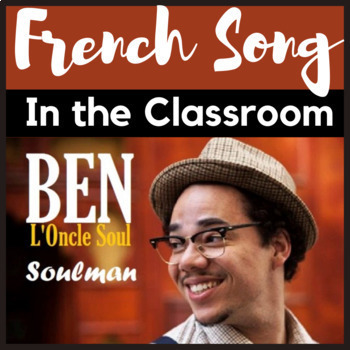 Preview of French Song and French Music - Ben l'Oncle Soul - Perfect for Adjectives