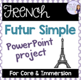 French future tense PowerPoint™️ project LE FUTUR SIMPLE