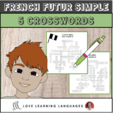 French future tense crossword puzzles - Le futur simple - 